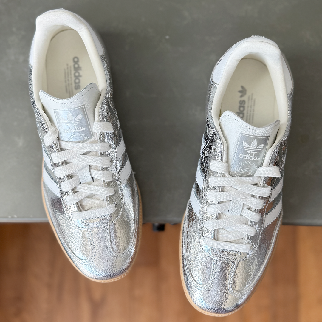 Adidas Samba OG  "Chrome" — Cuir Métallisé & Effet Craquelé