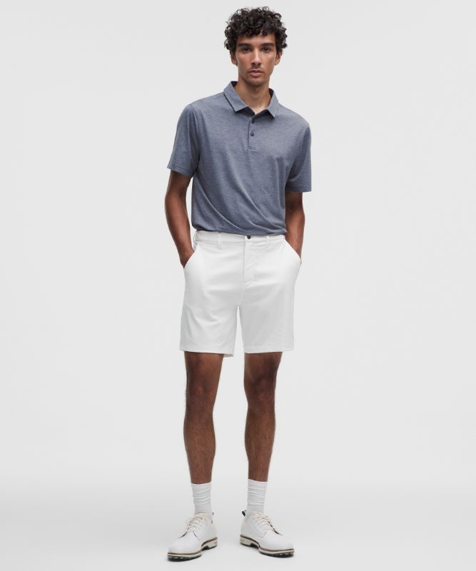Short de golf ABC coupe classique 18 cm - Blanc