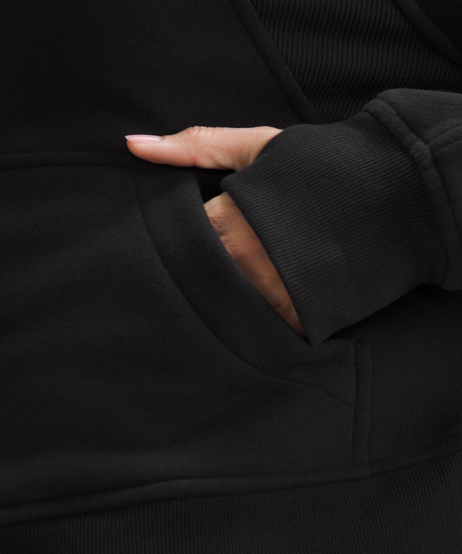 Sweat à capuche Scuba Oversized demi-zippé