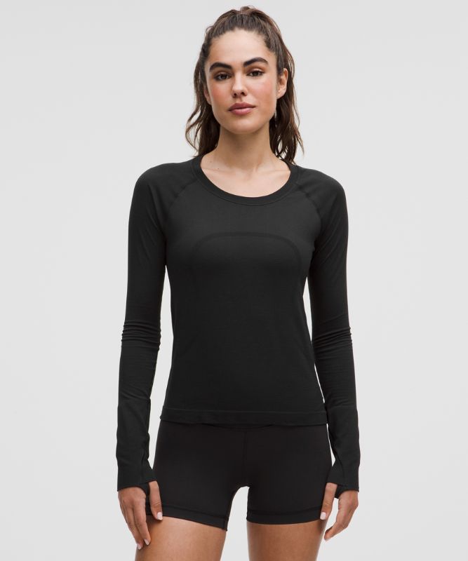 Haut manches longues Swiftly Tech 2.0 *Longueur taille - Black/Black
