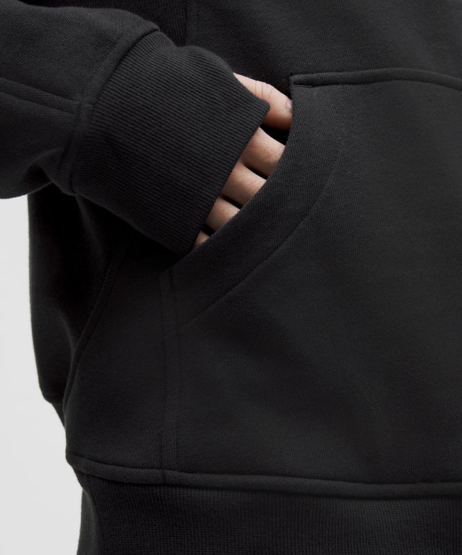 Sweat demi-zippé Scuba Oversized à col cheminée *Long