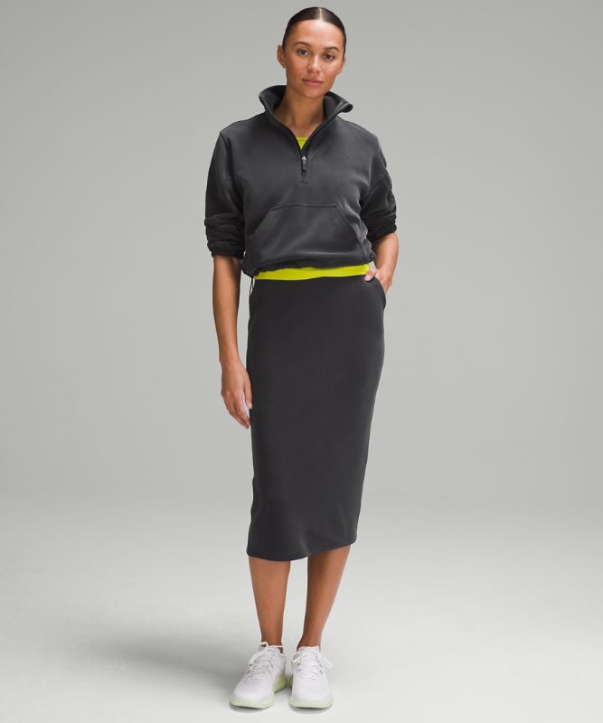 Haut demi-zippé en Softstreme brossé
