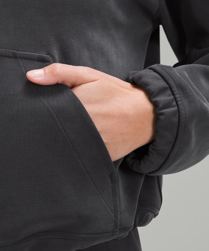 Haut demi-zippé en Softstreme brossé