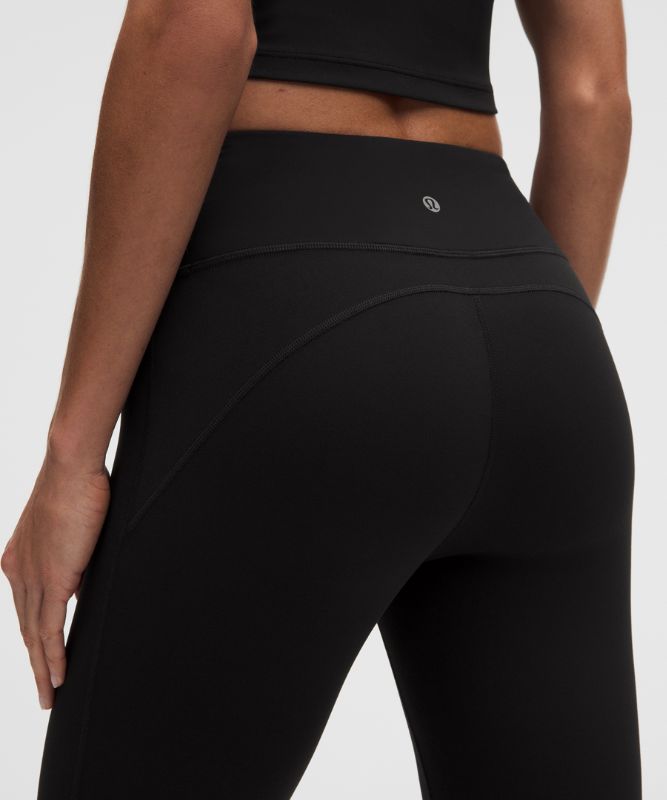 Pantalon Groove évasé taille haute en Nulu *Standard