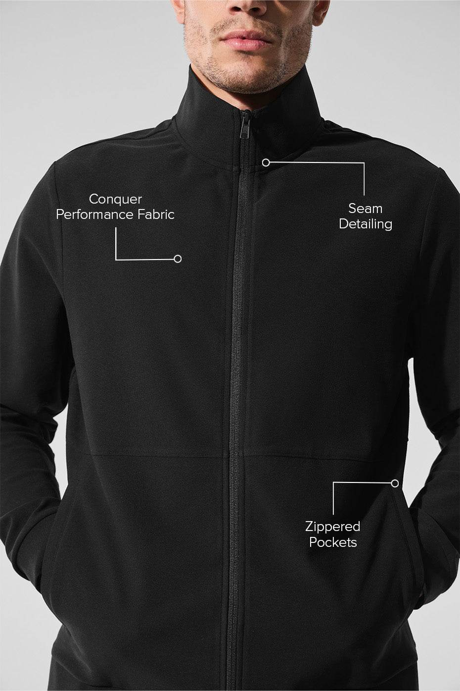 Zippée Col Montant Conquer Max