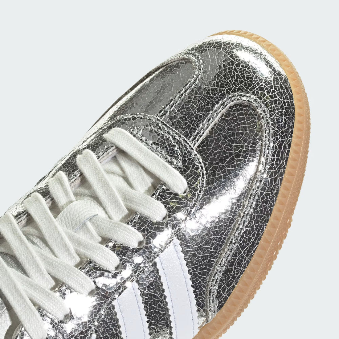 Adidas Samba OG  "Chrome" — Cuir Métallisé & Effet Craquelé