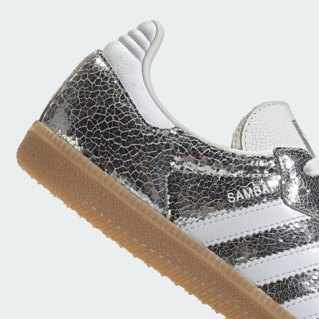 Adidas Samba OG  "Chrome" — Cuir Métallisé & Effet Craquelé